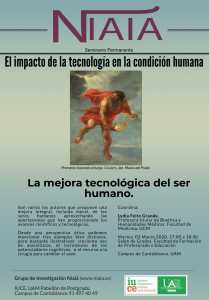 La mejora tecnológica del ser humano